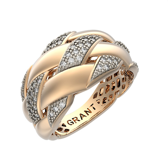 0101885 Кольцо (Au 585)