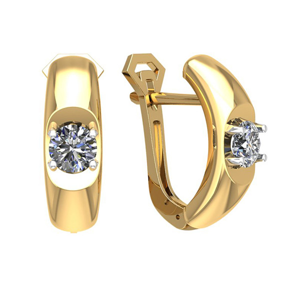 9600700 Серьги (Au 585)