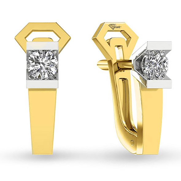 9600701 Серьги (Au 585)