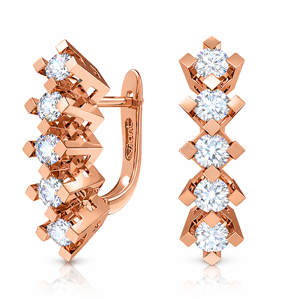 0601139 Серьги (Au 585)