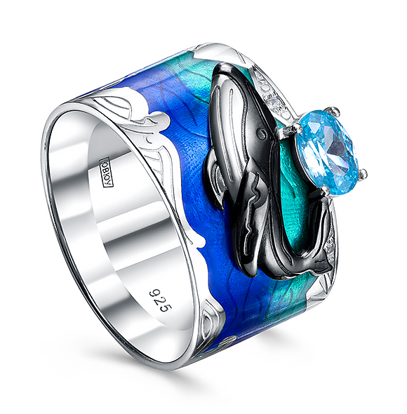 1-234-40189 Кольцо (925)