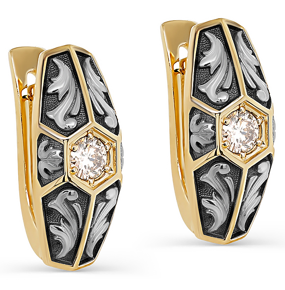 12-21654-9289 серьги (585)