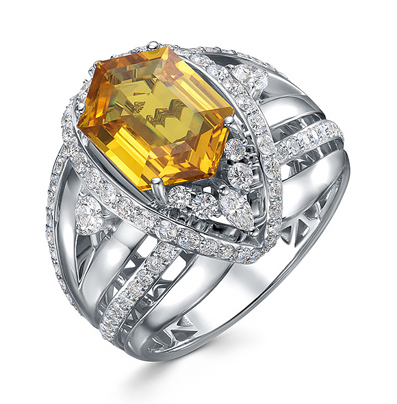 01-6076-3Д Кольцо (585)