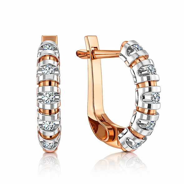 0601281 Серьги (Au 585)