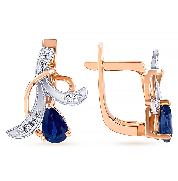 22 3781 2022 Серьги (Au 585)