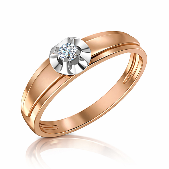 0101489 Кольцо (Au 585)